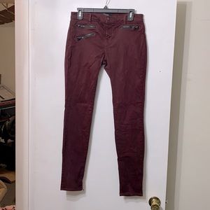 J Brand Zoey Jeans is Lava Burgandy